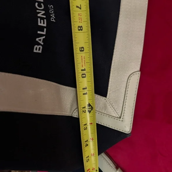 Balenciaga Small Navy Cabas Tote. - Picture 4 of 11